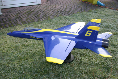 remote control blue angel jet