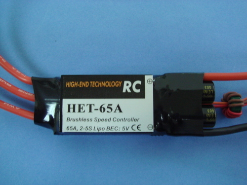 HET 65A Brushless Speed Controller