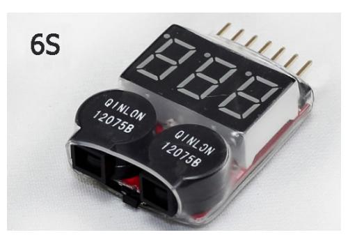 1-6S Battery Tester Low Voltage Alarm