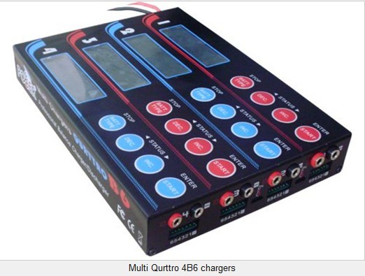 Multi Qurttro 4B6 chargers