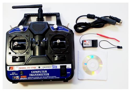6 channel transmitter and receiver