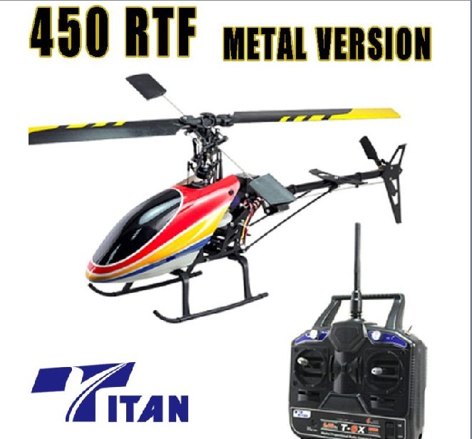 rc helicopter Titan 450 2.4ghz electronic aircraft helicopter
