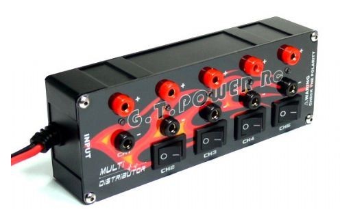 G.T. Power Rc 5-output Power Bus Multi distributor